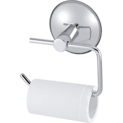 Porte-essuie-tout mural, inox, à ventouse, pour salle de bain (1/5)