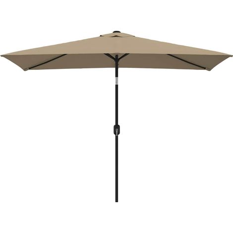 Maison Exclusive - Sombrilla de jardín con palo de metal taupe 30 (1/5)