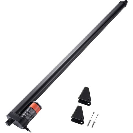 Vérin électrique 12V 50,8 cm, vitesse 1,4 cm/s, poussée 1000N, indice IP54 (1/5)