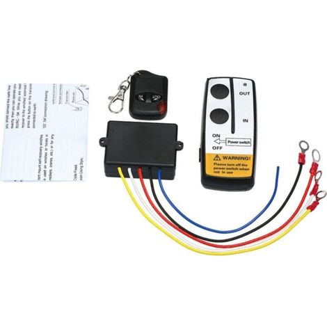 [NIEMALS VERWENDET] Kabellose Seilwinden-Fernbedienung 12 V/15 A für Jeep ATV LKW Seilwinde, Modell: 13 (1/4)