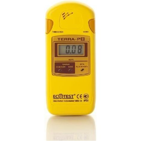 Compteur Geiger - ECOTEST - TERRA-P+ - Numérique - Blanc - Sans fil (1/2)