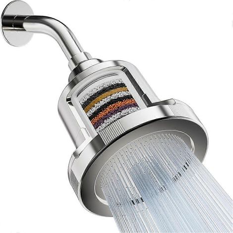 Nebelfilter-Duschkopf für hartes Wasser, Hochleistungs-Duschkopf mit Wasserenthärtungsfilter (1/5)