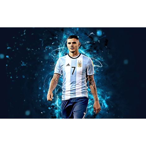 Papier peint panoramique Football - Joueur de Foot - 130 cm x 81 cm (1/2)