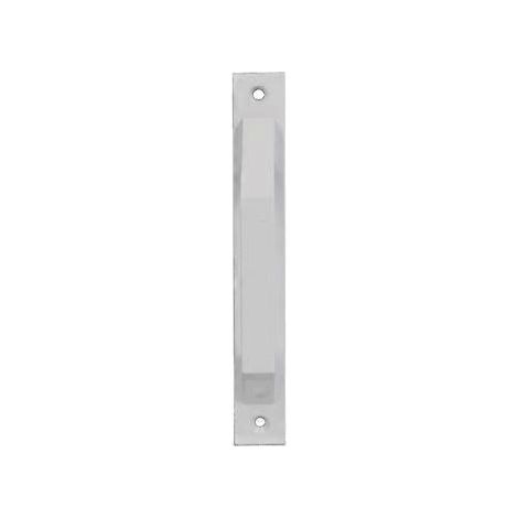 Poigne droite en aluminium blanc pour portes coulissantes or amovibles - 200 x 24 x 43 mm Poigne funktionale und komfortable (1/3)
