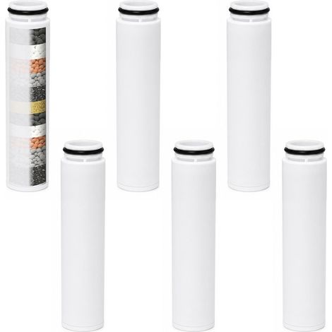 6 Pièces Filtre Douche Pommeau Filtre à Eau pour Douche 9,6 × 2,2Cm (1/5)
