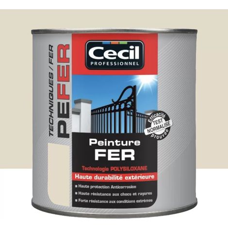 Peinture Fer Cécil Professionnel PE FER Ivoire 0,5 L (1/4)