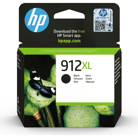 HP 912XL Original-Tintenpatrone Schwarz mit hoher Reichweite, 3YL84AE