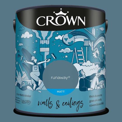 CROWN WALLS AND CEILINGS MATT RUNAWAY 2.5L