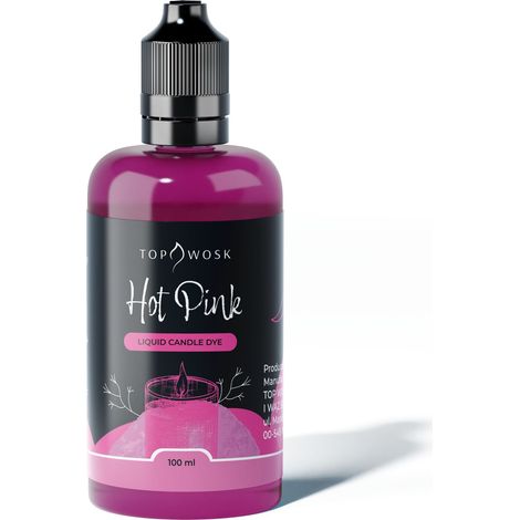 Tinte líquido rosa intenso para velas, 100 ml (1/5)