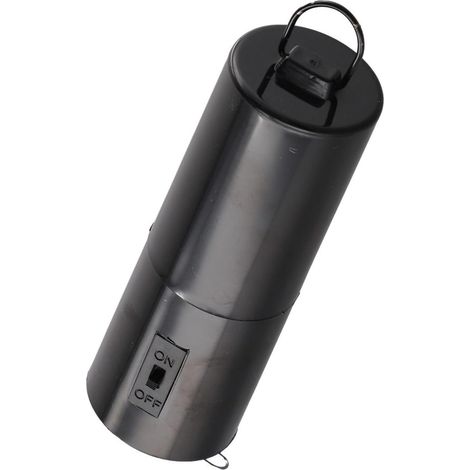 Hängender rotierender Motor für Glockenspiele und Spinner, schwarzer Kunststoff, 30 ± 5 U/min, batteriebetrieben (D-Batterie nicht im Lieferumfang enthalten) für den Innen- und Außenbereich (1/5)