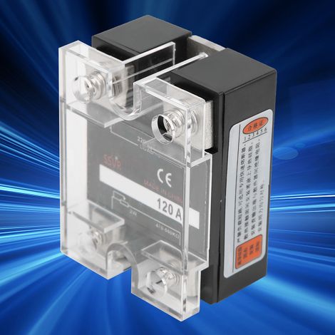 Régulateur de tension à semi-conducteurs BERM R 120 A, charge 470-560 kΩ, monophasé 220 V CA (1/5)