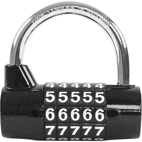 Cadenas de voyage à combinaison à 5 chiffres en alliage de zinc (1/5)