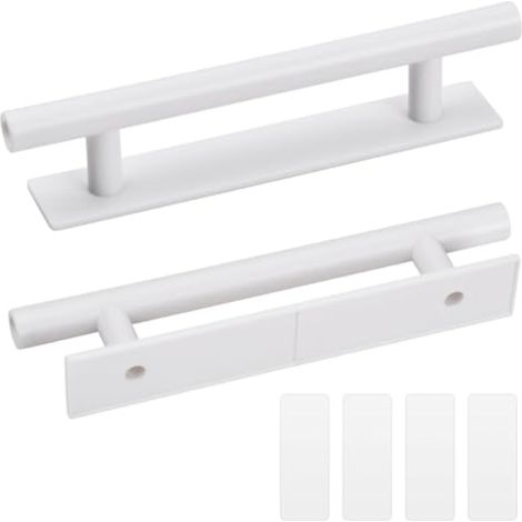 CCYKXA 2 Pack Self-Adhesive Furniture Handles, 150mm Sliding Door Handles Self-adhesive Furniture Handles for Drawer Cabinet Kitchen Home Decorating (1/5)