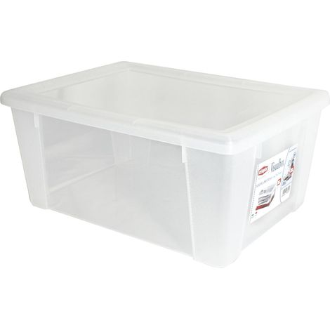 1PZ CONTENITORE MULTIUSO Lt.15 - cm. 39,5x29x17 h col. Trasparente