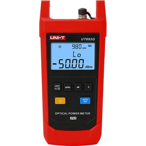 UNI-T UT692G MèTRE DE PUISSANCE OPTIQUE DE MAIN, -50-+26 DBM, 800NM-1700NM PLAGE D'ONDE
