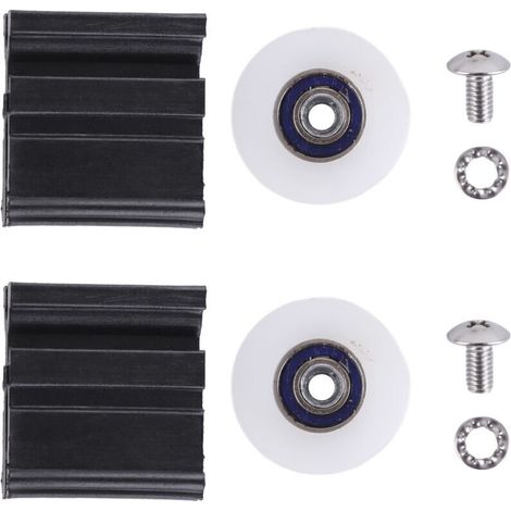 Kit di rulli premium per porte di serre - Ruote di ricambio, componenti e accessori per ingressi - Accessori di alta qualità per porte scorrevoli senza sforzo -Crezuo
