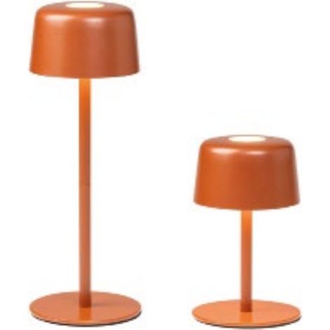 Lámpara de mesa led touch dimmer 14-25 cm terracotta saffron - ld1190t3