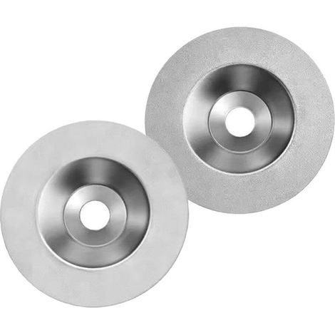 Diamond sharpening discs for angle grinders, 2 pieces, grit 400 and 600, sharpening stone for knives and scissors, versatile tool for fast and safe sharpening (1/5)