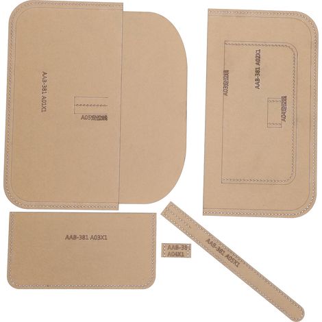 Clear Acrylic Handbag Pattern for Women DIY Handwork Craft Leather Bag Making Tool (1/5)
