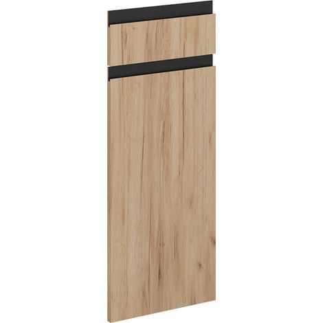 Façade de cuisine R-Line, Chêne de force doré, 29.6x70.8cm façade de meuble pour meuble bas à tiroirs, Vicco (1/5)