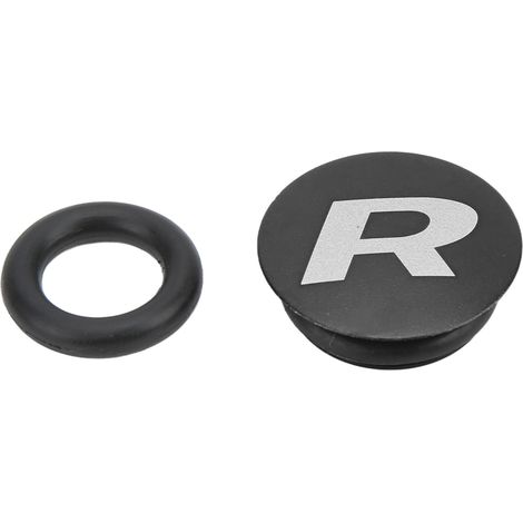 Schutzkappe für die Tretlagerachse von Rennrädern aus leichter und robuster Aluminiumlegierung – Schwarz (1/5)