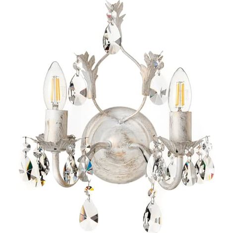 [GEBRAUCHT] B-Ware Euluna Kristall Wandleuchte Teresa Wohnzimmerleuchte Wandlampe Flurleuchte E14