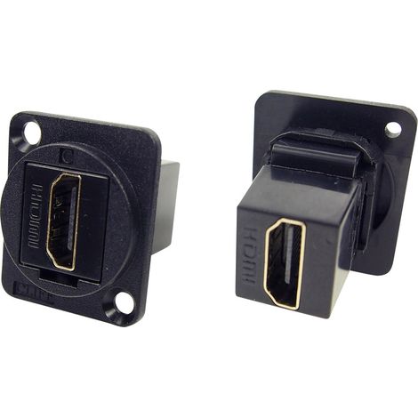 XLR Adapter HDMI A Buchse auf HDMI A Buchse Adapter, Einbau CP30200G CP30200G Cliff Inhalt: 1 St.