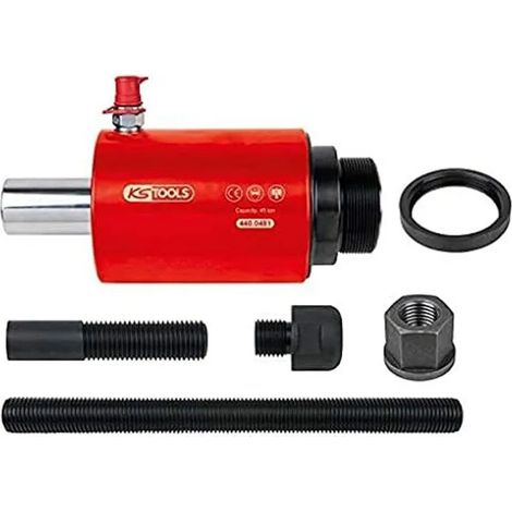 Kstools Juego de gatos hidráulicos profesional negro 45 toneladas