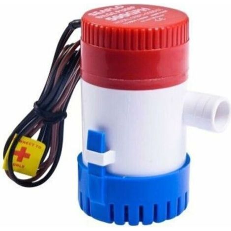 Pompe immergée 12 V – Débit 84 L/min (1100 gal/h) – Corps en nylon renforcé – Conçue pour applications marines exigeantes (1/4)
