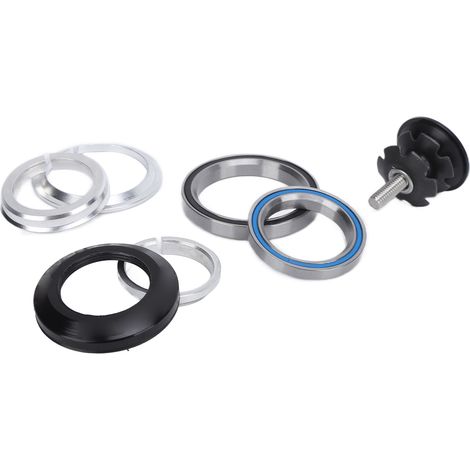 LeBycle Steuersatz für Mountainbikes und Rennräder, doppelt gelagert, Durchmesser 28,6 x 44 mm oder 44 x 39,8 mm, gerades konisches Rohr. (1/5)