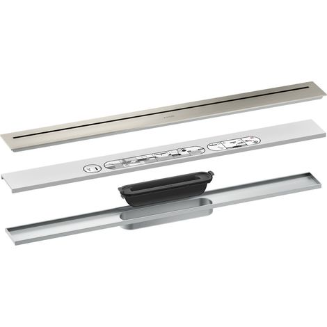 hansgrohe AXOR Drain Fertigset Durschrinne, 700mm, 42520800 (1/2)