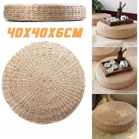 Round Pouf Cushion Seat 1PC 40cm (1/3)