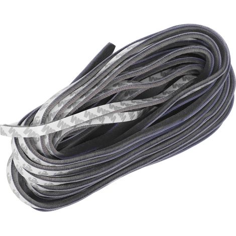 Selbstklebendes Dichtungsband für Fenster und Türen, schalldicht, winddicht, staubdicht, grau, 9 x 5 mm (1/5)