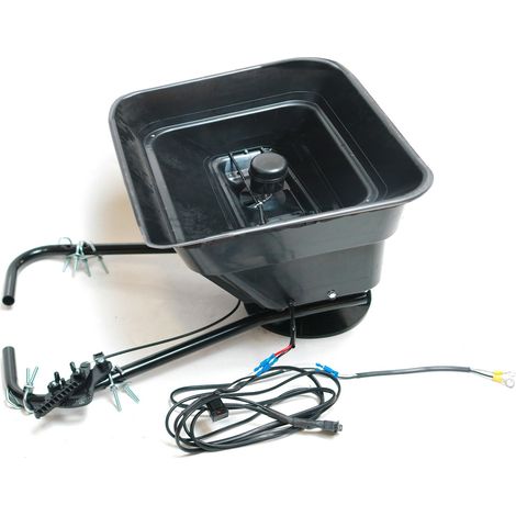 Elektrostreuer Schleuderstreuer 12V Salz Dünger-Streuer Rasentraktor bis 2,5 M