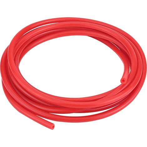 Auto-Silikon-Vakuumschlauch, 4 mm, 5 Meter, Universal, Rot (1/5)