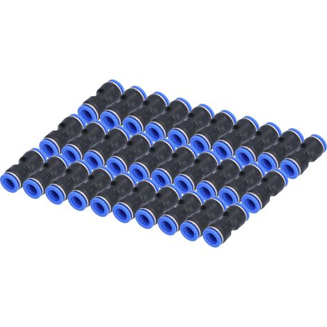 Raccords pneumatiques droits à connexion rapide pour tube d'air, lot de 30 pièces, fournitures industrielles, PU-12 (1/5)