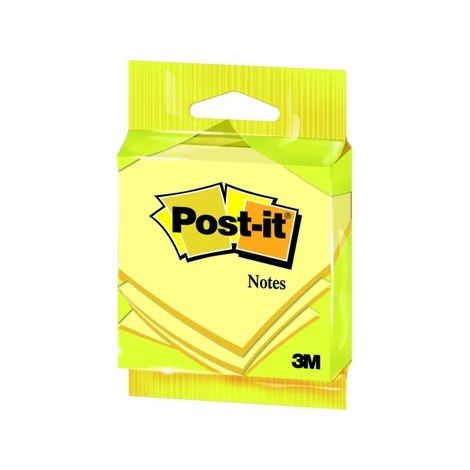 Notas adhesivas Post-it® 76 x 76 mm - 100 unidades - Amarillo