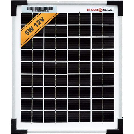 Panneau solaire monocristallin Panneau solaire photovoltaïque idéal pour camping-car, abri de jardin, bateau (1/5)