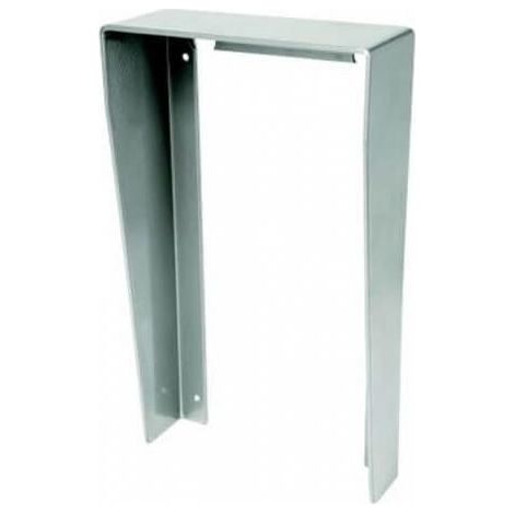 Aiphone – Visière anti-pluie inox 2mm pour platine JFDVF et JODVF – Protection optimale pour interphone – Dimensions 210,5x139x44mm