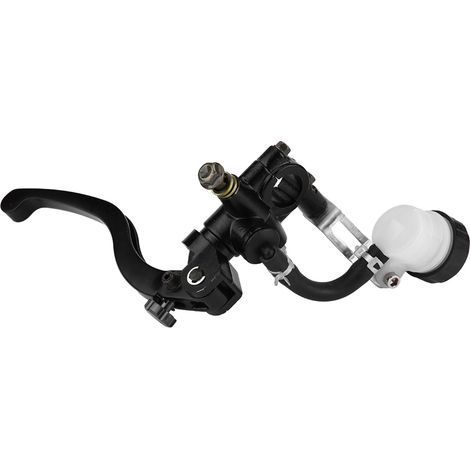 Cylindre supérieur de frein de 22 mm pour moto/scooter électrique, cylindre supérieur à poussée directe, cylindre supérieur gauche et droit réglable (simple) (cylindre supérieur gauche) (1/5)