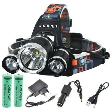 LED-Stirnlampe, wiederaufladbare Stirnlampe, Zoom-Stirnlampe, Angel-Stirnlampe, Jagd-Stirnlampe, Camping-Stirnlampe (1/4)