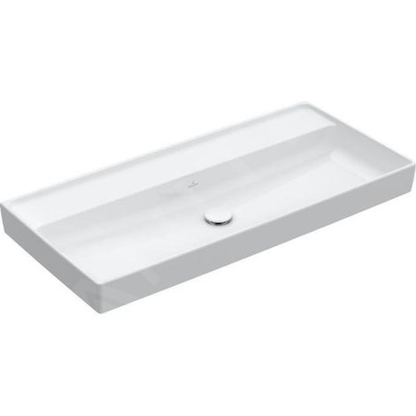 Villeroy & Boch Collaro lavabo armoire, sans trou pour robinet, (1/4)
