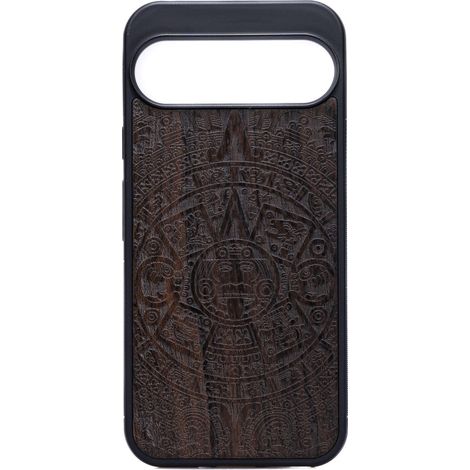 Bewood Holzhülle für Google Pixel 10 / 10 Pro AZTEC CALENDAR ZIRICOTE (1/2)