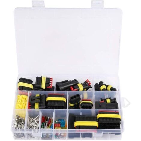 Paquet de 240 bornes de connecteur de fil étanches personnalisées pour moto camion voiture comprend 1/2/3/4/5/6 branche fusible Standard Mini jeu de fusibles