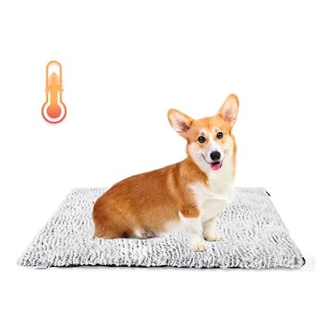 Self Heating Blanket for Dogs and Cats Dog Heated Mat Fluffy Washable Thermal Blanket for Outdoor Non-Slip Quiet 70X (1/5)