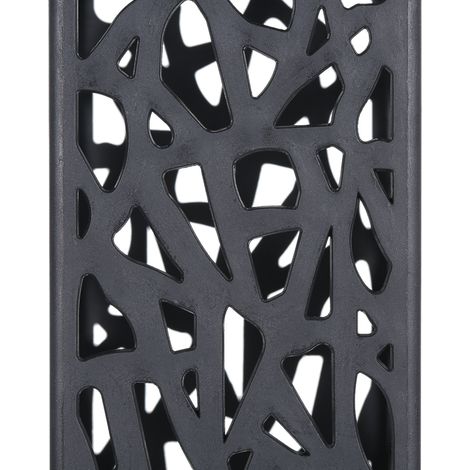 Lampe LED solaire extérieure gazon 0.06W DC2V, lot 6, design ajouré, capteur crépusculaire, IP44 étanche, jardin terrasse cour patio, blanc chaud (1/3)