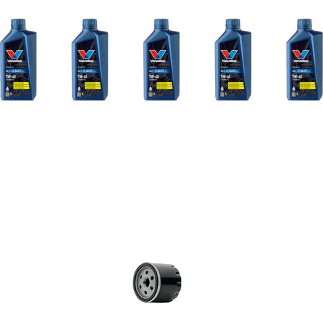 Kit filtro olio e 5L compatibile con Alfa Romeo 147 (937) 1.9 Jtd 74kw 2003