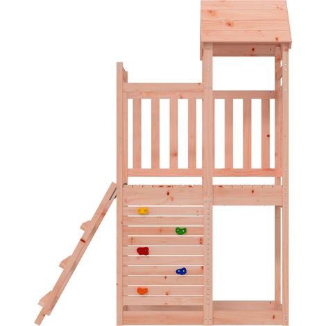 Tour de jeu Marron 110,5 x 52,5 x 214 cm Bois solide de Douglas (1/5)