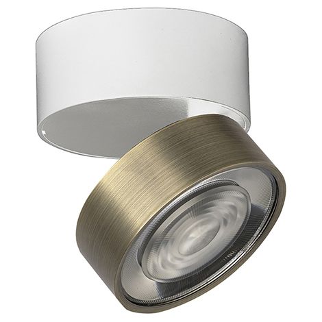 Hole Applique/Plafoniera LED 7W 3000K CRI90 38° IP20 Bronzo - Rossini Group Illuminazione da parete o soffitto orientabile di design (1/5)