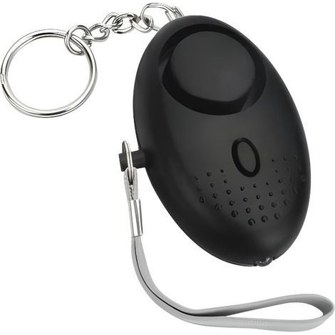 GETEK Alarme personnelle 130 dB avec lampe de poche et porte-clés — compacte 45×67×25 mm (1/4)